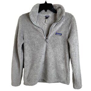 Patagonia Women’s Los Gatos Fleece 1/4 zip‎ sweater Gray XS